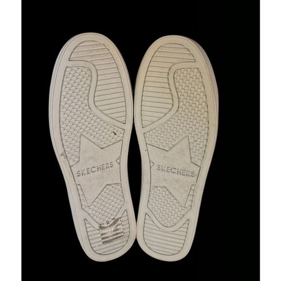 Skechers Double Up Shiny Dancer Slip On Sneakers  Gold 6.5 Memory Foam - Picture 13 of 15